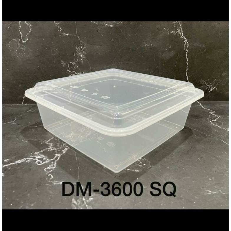 Thinwall 3600ml SQ | Box Thinwall 3600ml | Kotak Thinwall 3600ml | Box 3600ml | Box Snack 3600ml
