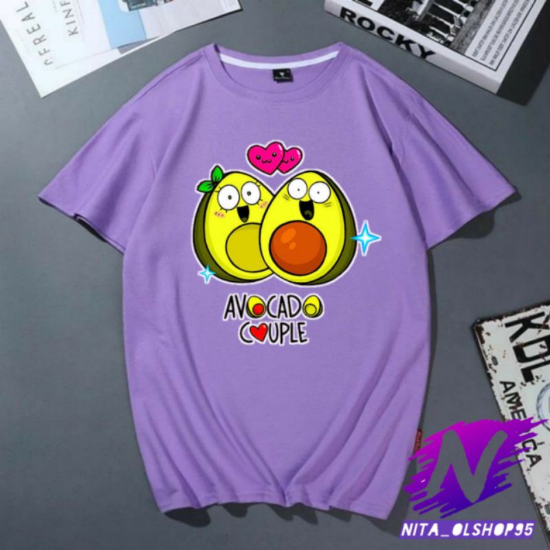 baju avocado kaos anak kartun avocado animasi