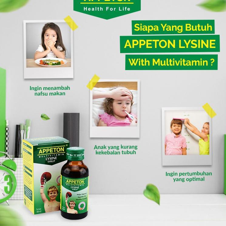 

Appeton Lysine Syrup 60ml D9V9