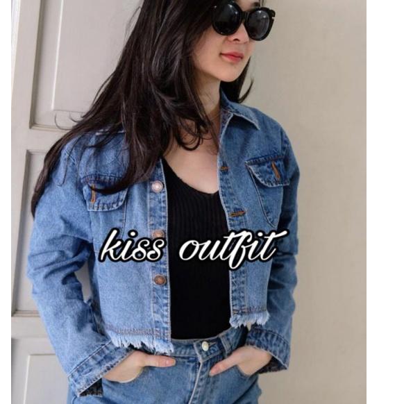 Super Belanja KARDIGAN JEANS / OUTER WANITA / BEST SELLER KARDIGAN JUMBO JEANS