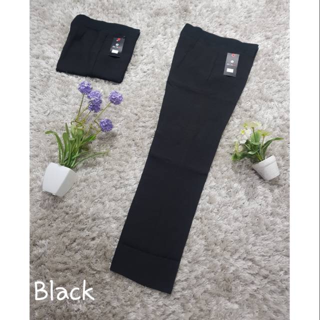 Celana Bahan Wanita Pinggang Karet