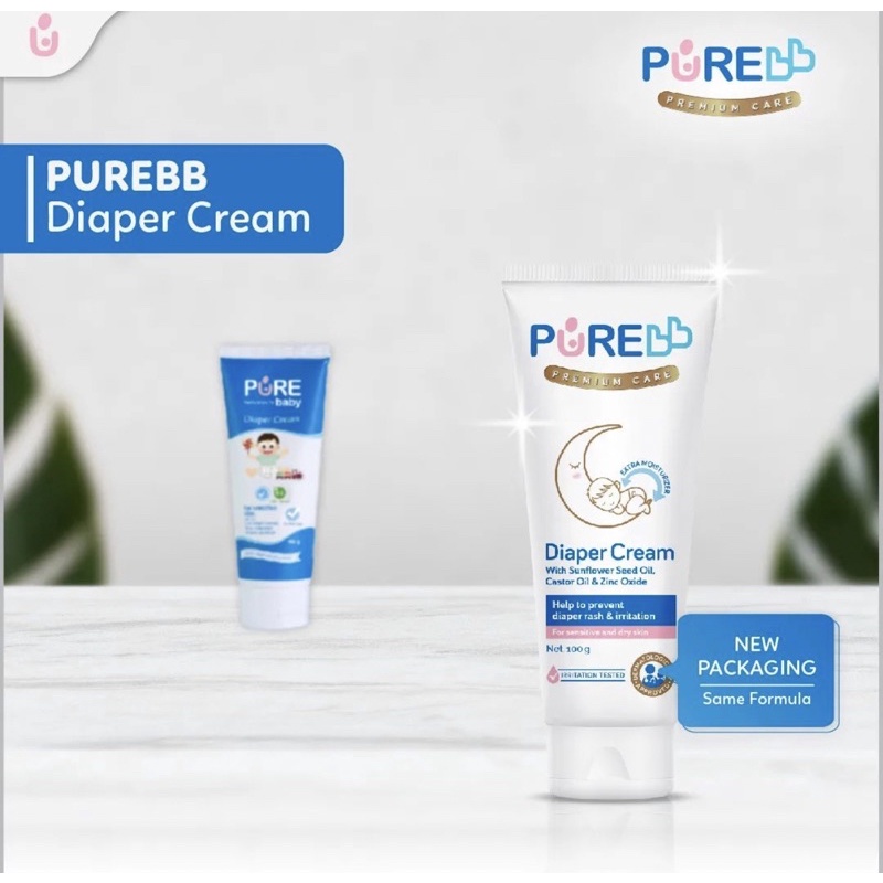 Pure Bb Diaper Cream  /Purebb Diaper Cream krim Popok bayi