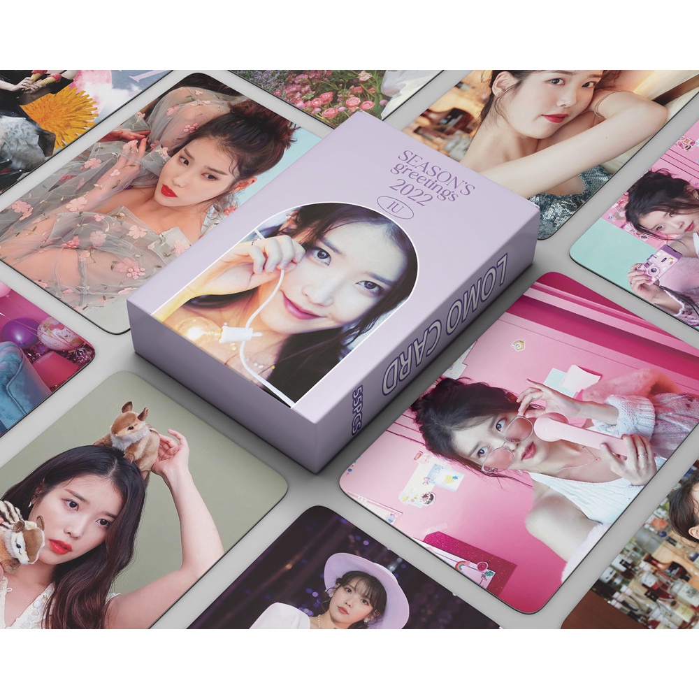 55pcs Kartu Foto Lomo KPOP love BTS BLACKPINK JENNIE LISA HD Untuk Koleksi