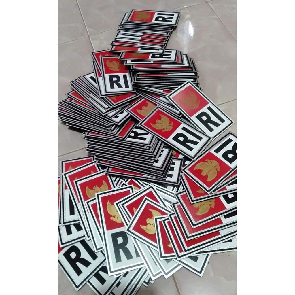 Emblem Logo RI Besar 6x12 cm