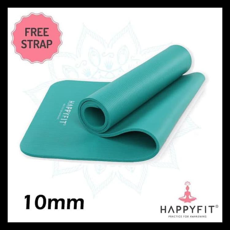 MATRAS YOGA HAPPYFIT NBR 10MM / YOGA MATT / MATRAS SENAM TEBAL 10MM KODE 926