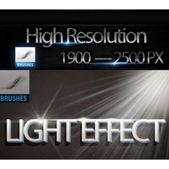 Lens Flare, Light Effects And Bokeh - 284 Different Photoshop Brushes