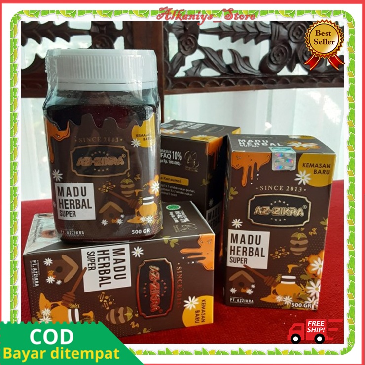 

Madu Hutan Az Zikra Herbal Super 500gr Asli Original Madu AzZikra Herbal Super Murni Terbaik BPOM - Herbal Super