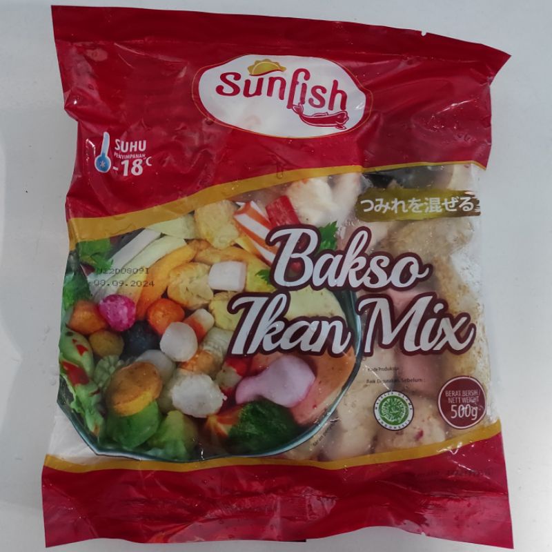 

Sunfish Bakso ikan mix 500 gram