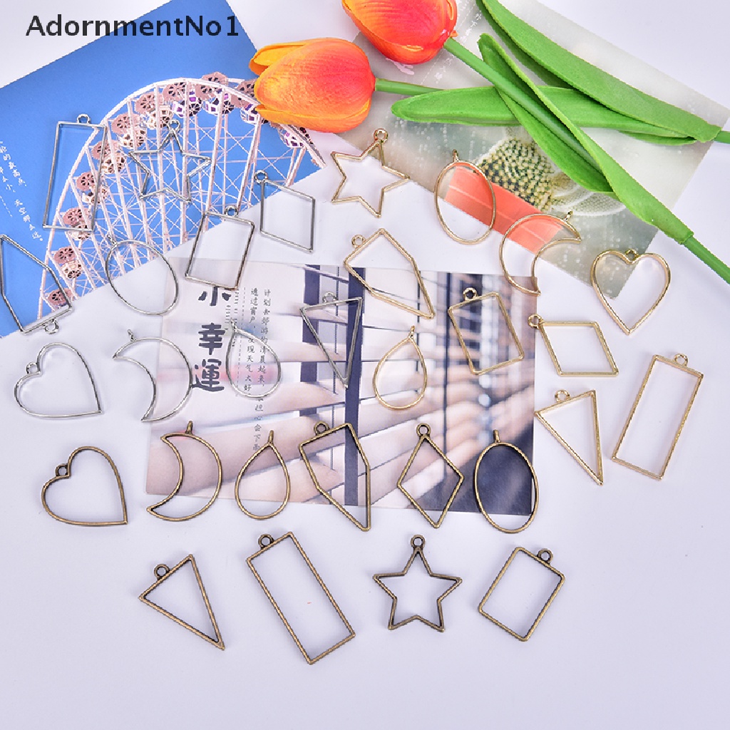 (AdornmentNo1) 10pcs Liontin Bentuk Bunga Bahan Alloy Untuk Wanita