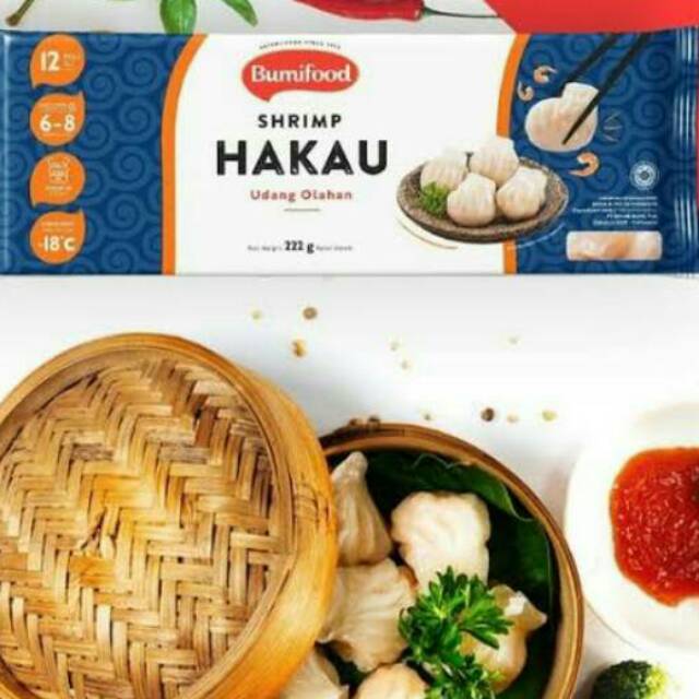 

Bumifood hakau 225gr isi 12pcs