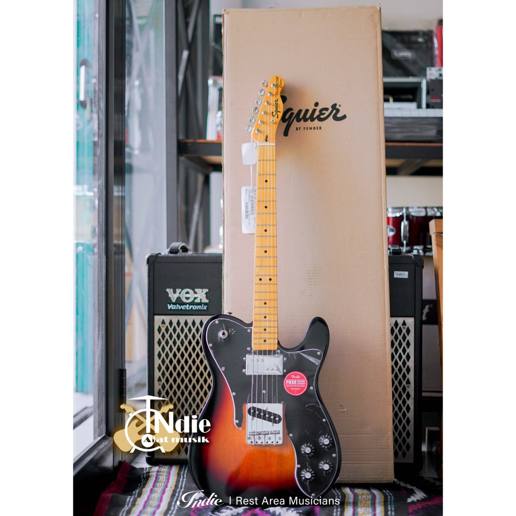 Gitar Elektrik Squier Classic Vibe 70s Telecaster Custom Sunburst