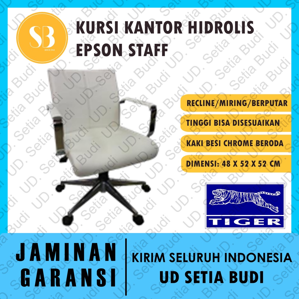 Kursi Kantor Hidrolik Staff Tiger Epson