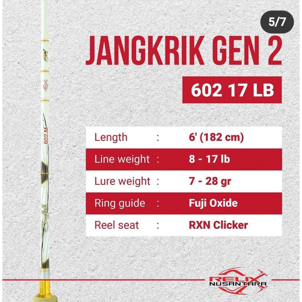 Rod RELIX NUSANTARA JANGKRIK GEN 2