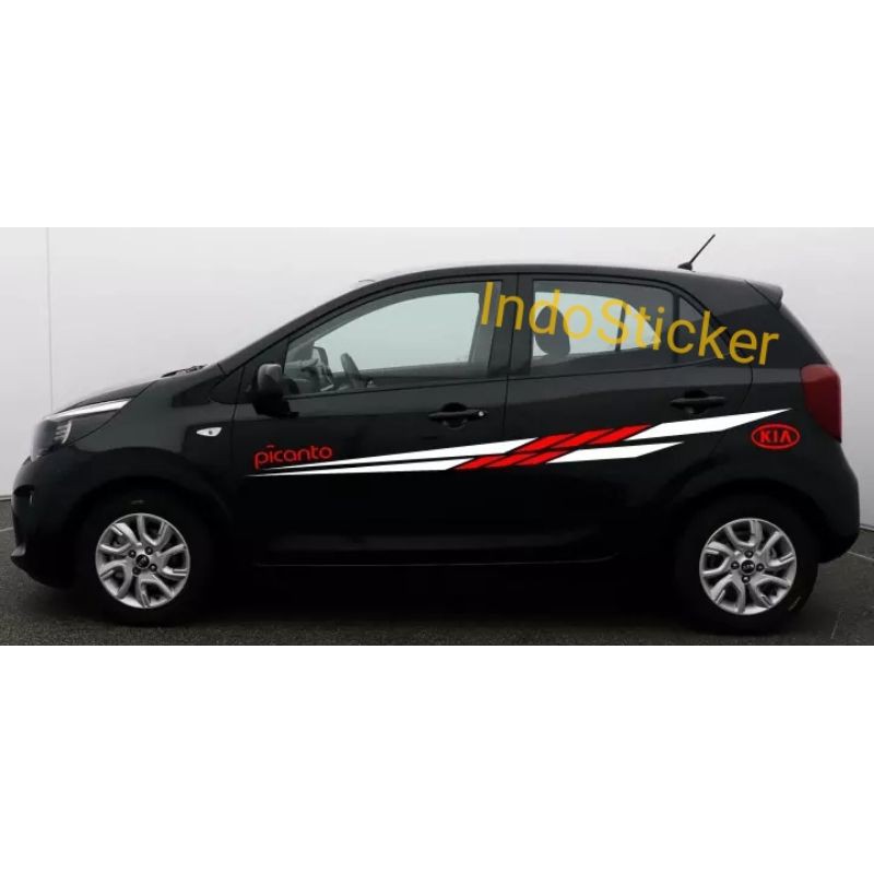 terbaru stiker mobil KIA Picanto striping stiker stripe kia Picanto Rio