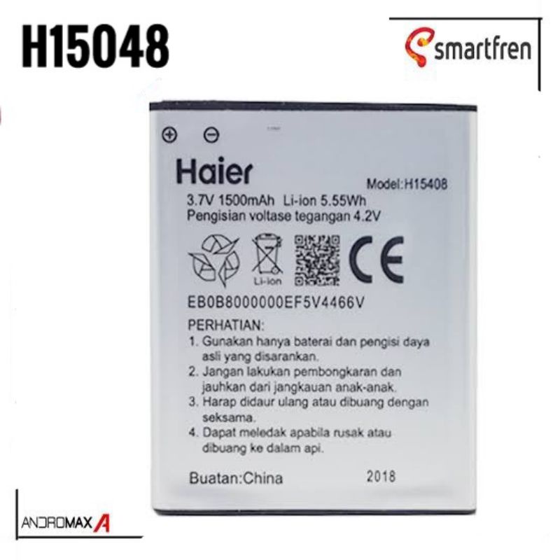 BATTERY BATERAI SMARTFREN ANDROMAX A (H15048) ORIGINAL