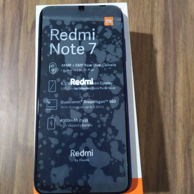 Redmi note 7 3/32 gb minus botloop dan backdoor nya retak