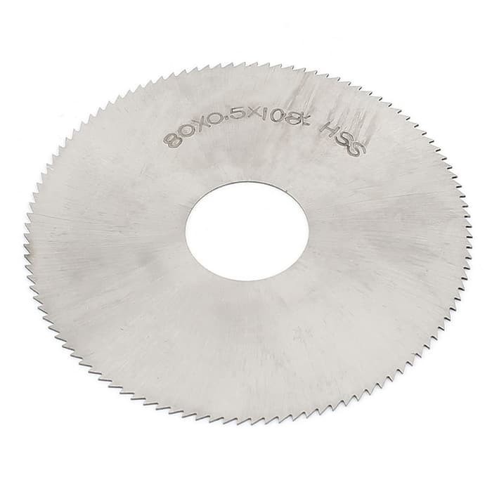 Mata Gergaji Tipis HSS 108 Teeth Saw Blade 80x0.5x22mm --MG05