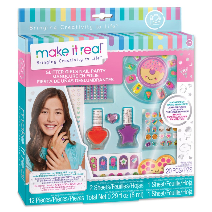 Make It Real Glitter Girls Nail Party / Mainan Make Up