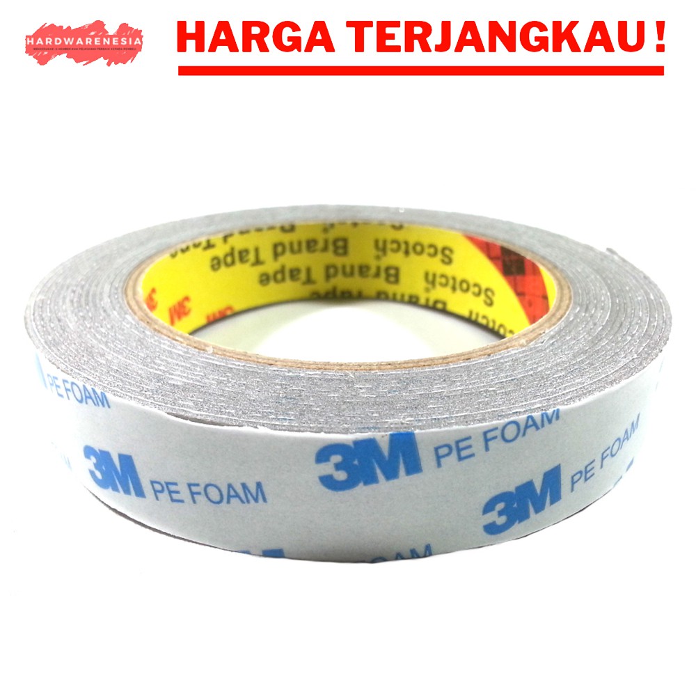 

3M Double Tape 3M Biru PE Foam / Solasi BB Busa 20mm X 4.0 M Double Tape 3M Biru
