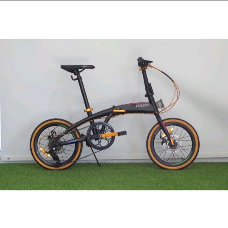 sepeda lipat element police milan uk 16 inch