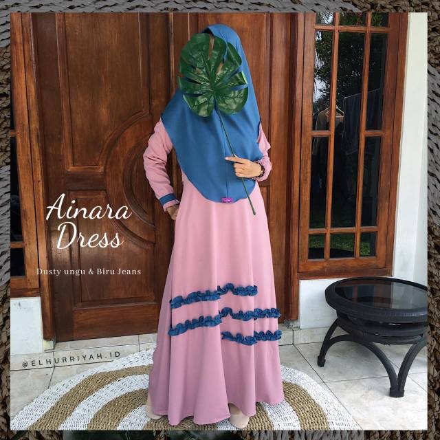 Ainara dress by elhurriyah bisa COD