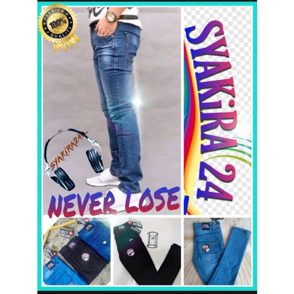 JEANS NEVER LOSE CELANA PANJANG  JEANSPREMIUM