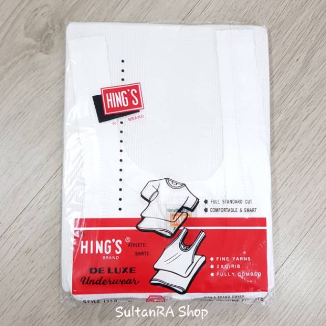 Singlet Hing's Jumbo 38, 40, 42 Kaos Dalam Singlet Pria Hings
