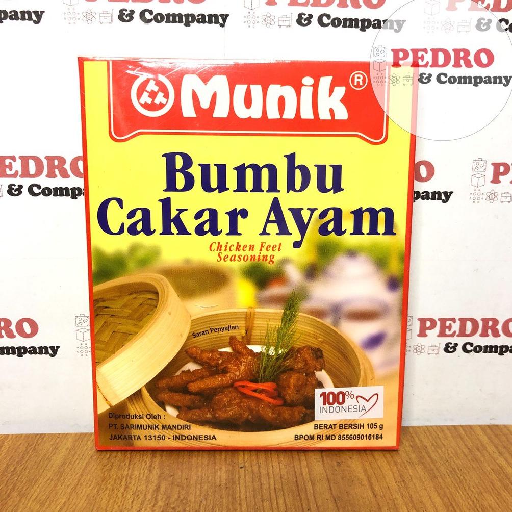 

Munik bumbu cakar ceker ayam 105 gram - chicken feet seasoning instant spice