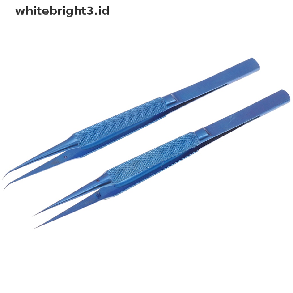 (whitebright3.id) Pinset Presisi 0.15mm Bahan Titanium alloy Untuk Reparasi Sidik Jari