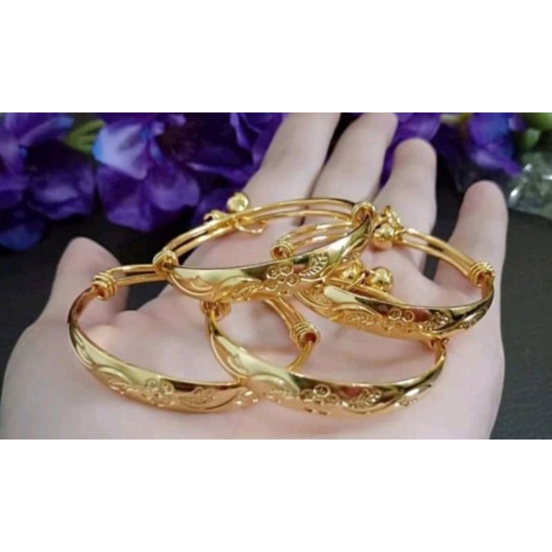 gelang bayi 3 bulanan gold lapis emas 24 karat