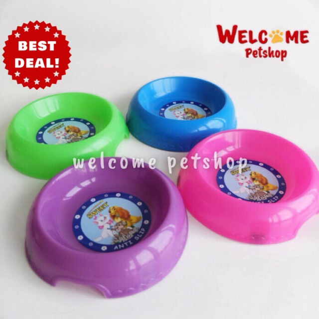 TEMPAT MAKAN MINUM KUCING / ANJING ANTI SLIP - Sweet Plate 3