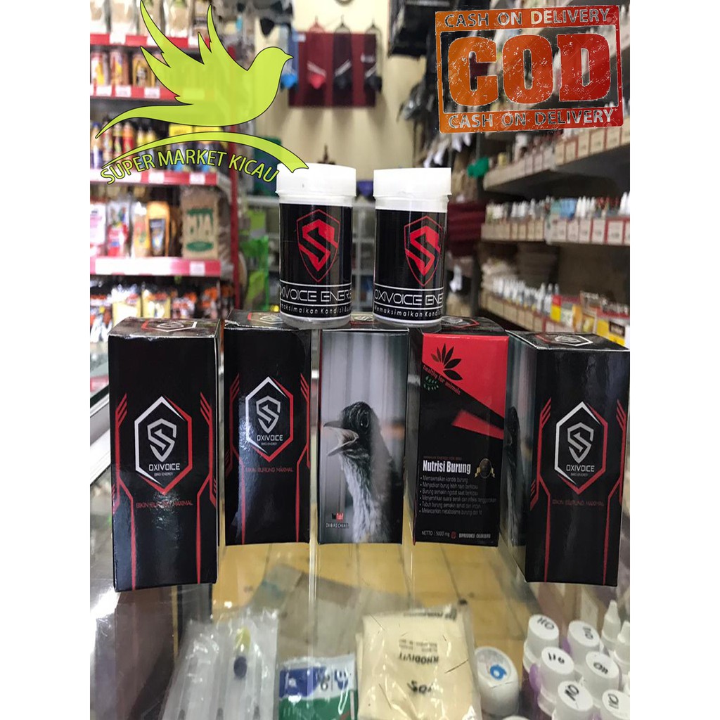 OXIVOICE Oxibird Bird Energy Nutrisi Tenaga Atau Serak Murai, Kacer, Cucak Ijo, dll