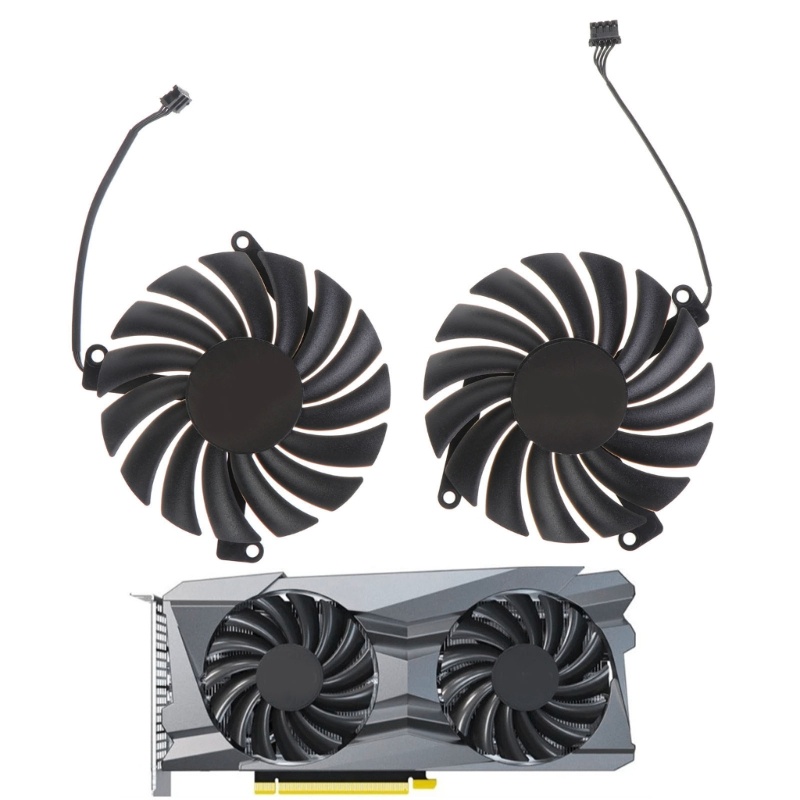 Bt 85mm CF-12915S RTX3060 3080gpu Card Cooler Fan Untuk Rtx3080 RTX3070 RTX3060TI RTX3060 RTX3050 Kartu Video Pendingin Fa