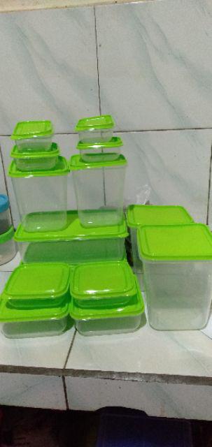 Set Wadah Plastik Untuk Penyimpanan Calista Otaru 14 Pcs