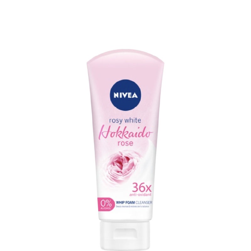 NIVEA Facial Foam Hokkaido Rose 100ml - Sabun cuci muka facial wash brightening cleanser rose water 