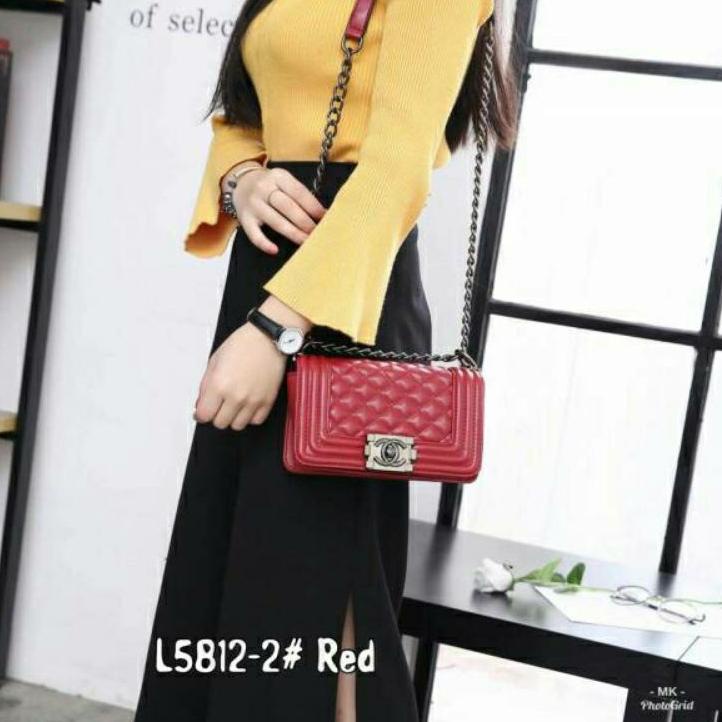 Harga TERMURAAH.. TAS IMPORT BOY SMALL FREE BOX LAMBSKYN MIRROR FLAP BRANDEN PREMIUM BATAM HANDBAG S