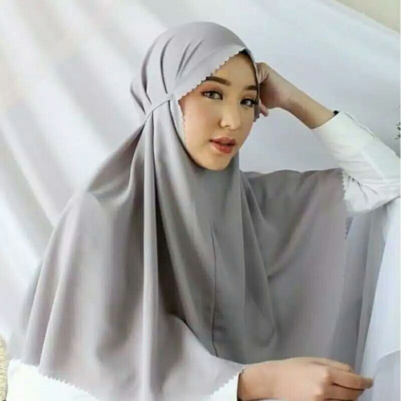 Grosir Jilbab Bergo maryam laser cut / Hijab instan kerudung lasercut