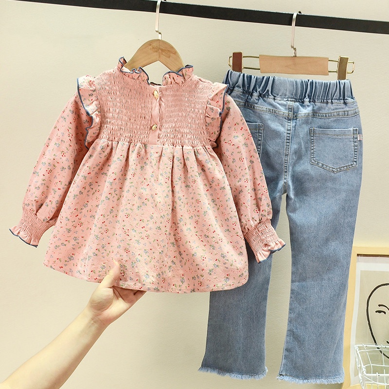 Setelan Anak Perempuan Caitlyn Baju Anak Import Size 100-140 Usia 3-6 Thn