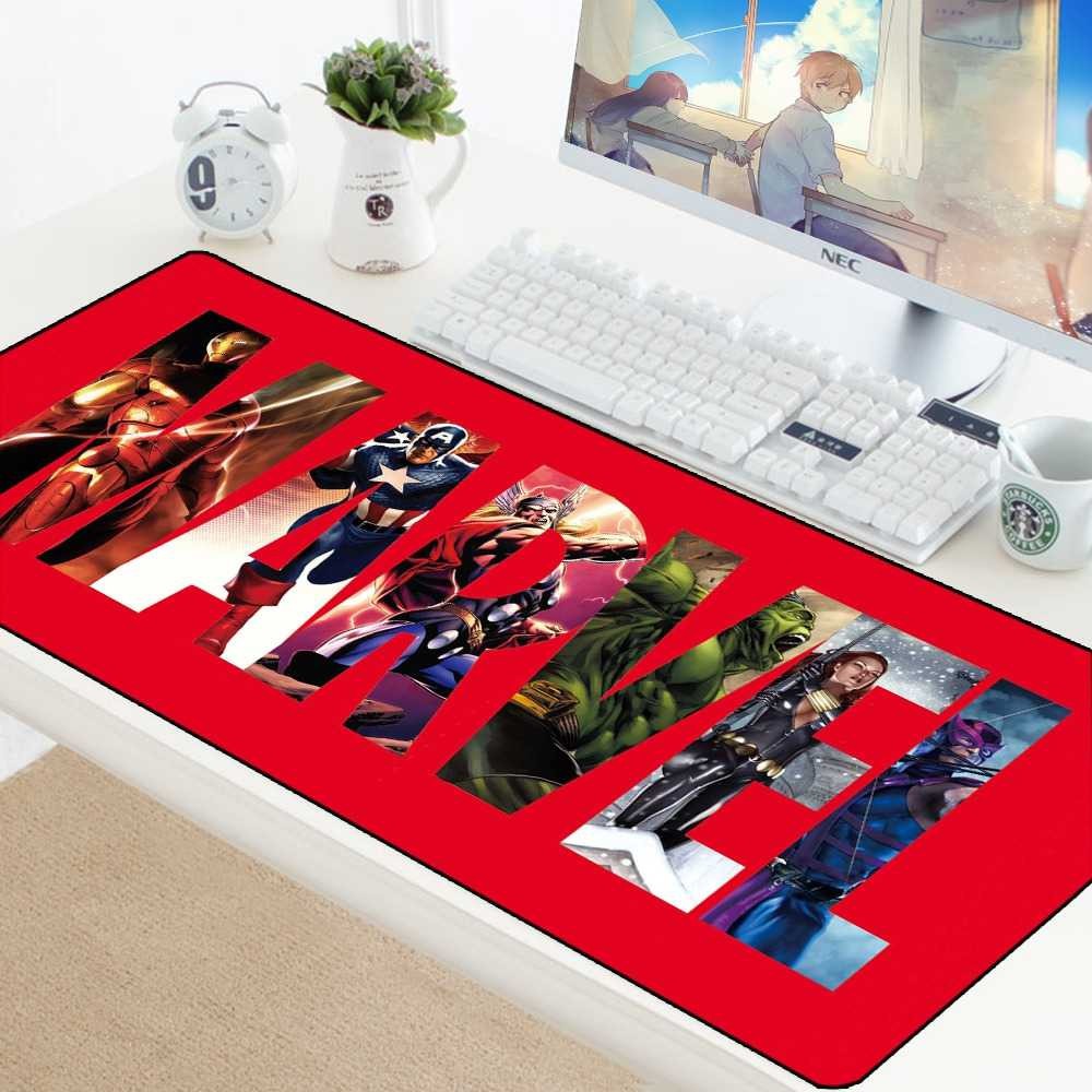 Paling Dicari ! OllyMurs Gaming Mouse Pad XL Desk Mat Marvel 700 x 300 mm - MWMH-011