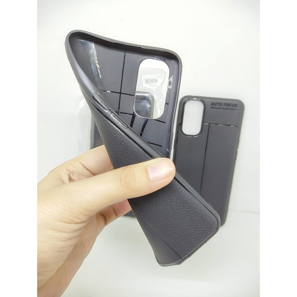 AutoFokus Vivo X50 5G 6.56 inchi Leather Soft Case AUTOFOCUS Vivo X50 Motif Kulit Jeruk