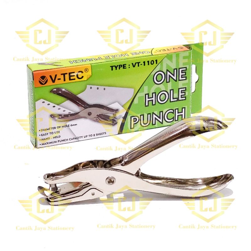 

One Hole Punch V-TEC Pervorator VT-1101 Pembolong 1 Lubang VTEC