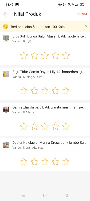 Gamis Zharifa Baju Batik Wanita Muslimah  Pesta Kondangan