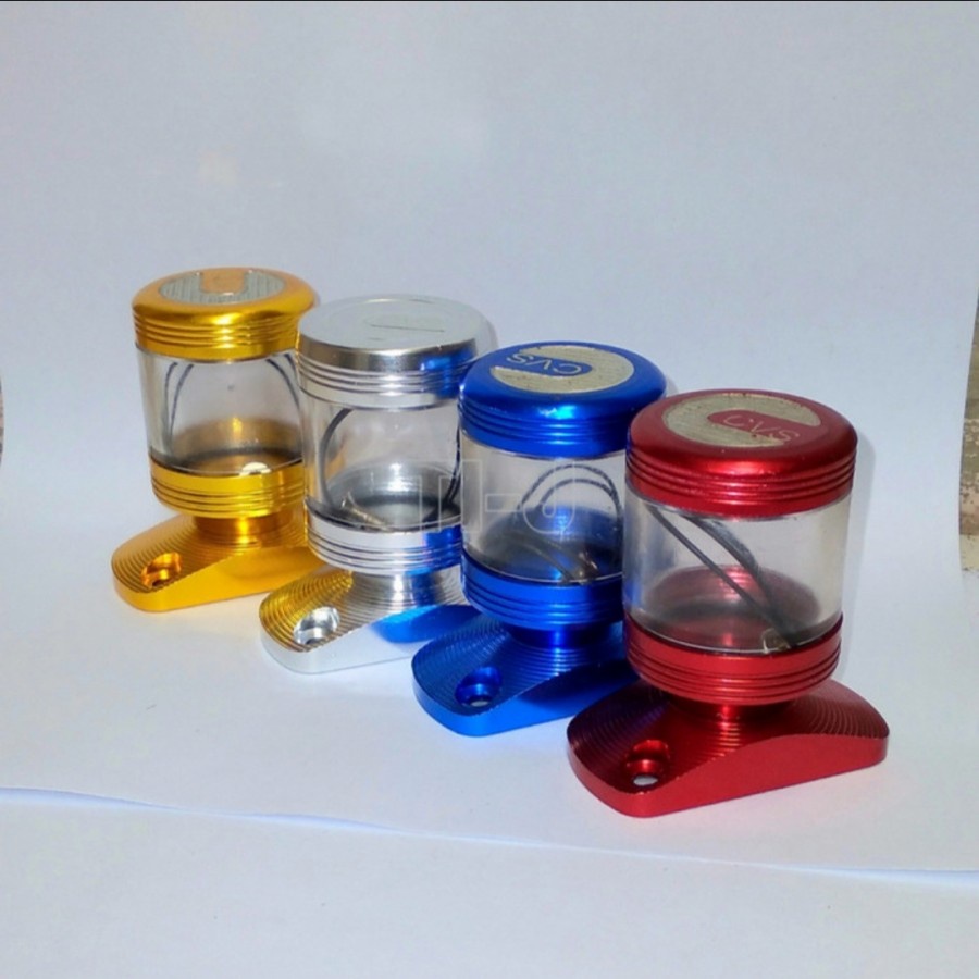 Tabung Minyak Rem Depan Honda Stempel Minyak Rem Yamaha Tabung Minyak Rem CNC Universal Aksesoris Sparepart Variasi Motor Honda Dan Yamaha