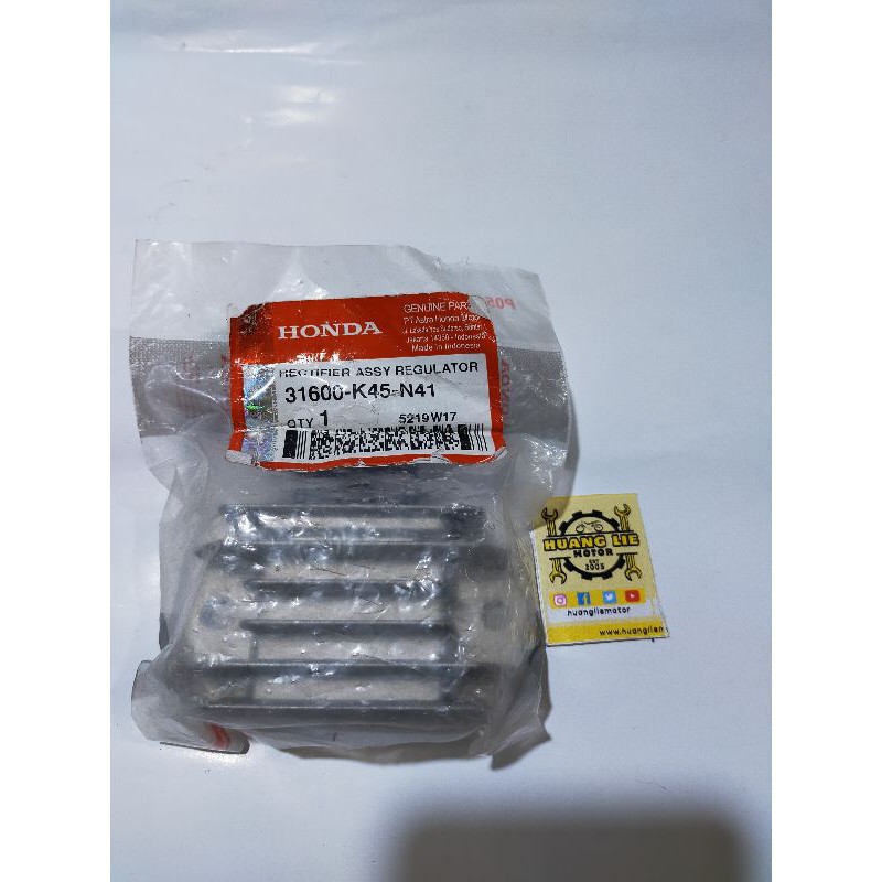 kiprok / regulator honda cbr 150 2016 original 31600k45n41