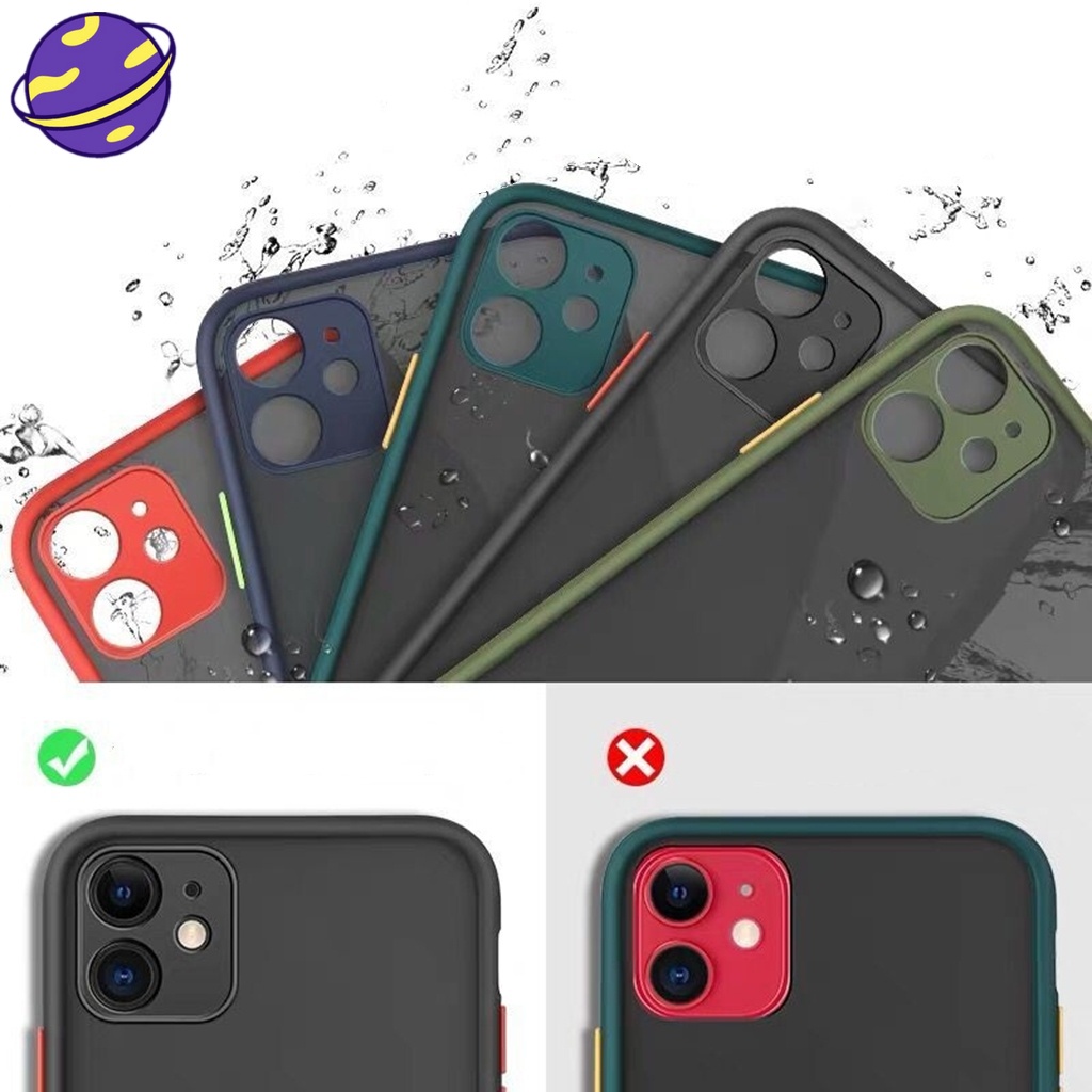 Candy-colored Frosted Hard Case Suitable for IPhone 13 12 11 Pro X XS Max XR Acrylic Protective Cover