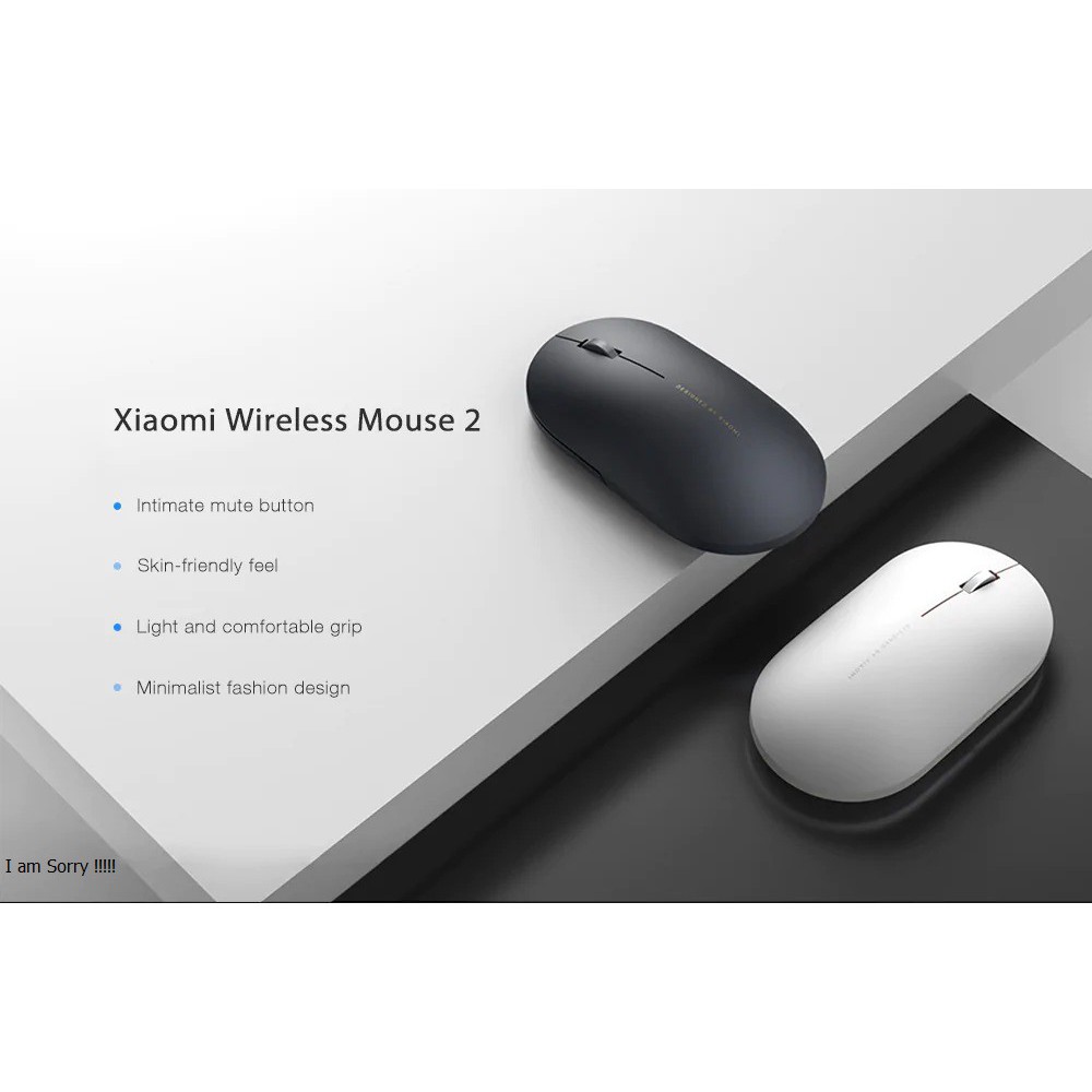 Mi Mouse 2 Nirkabel wirelles 1000Dpi / Mouse Lite