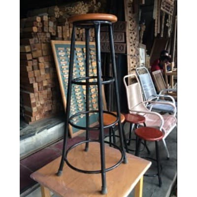 KURSI TINGGI 100 CM KURSI TANGGA KURSI BESI TINGGI BANGKU TANGGA BANGKU TINGGI BESI