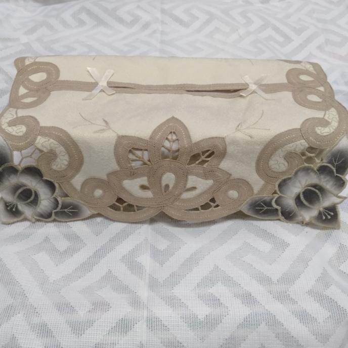 Cover Tempat Tisu Bordir / Sarung Tissue / Sarung Tisu Chip