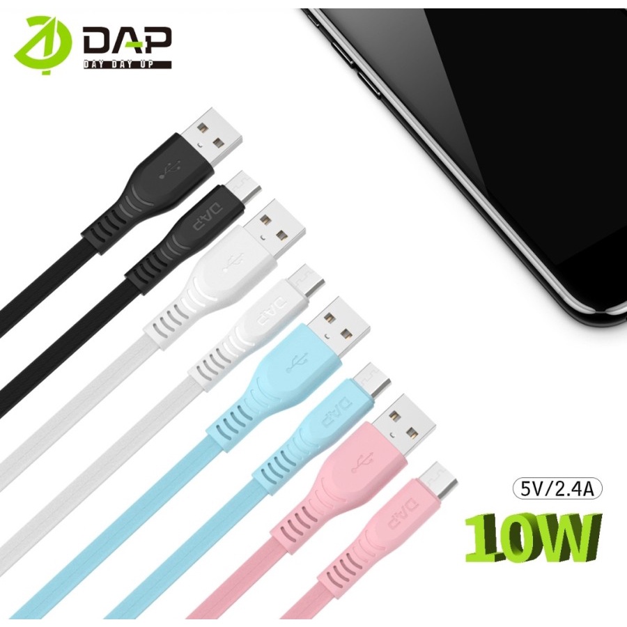 Data Cable Dap D-CBM100 CABLE MICRO USB transmitting charging fast charging Original DAP