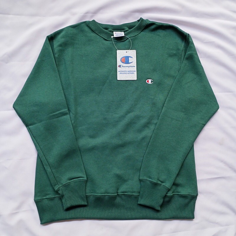 CREWNECK CHAMPION BASIC LOGO NAVY